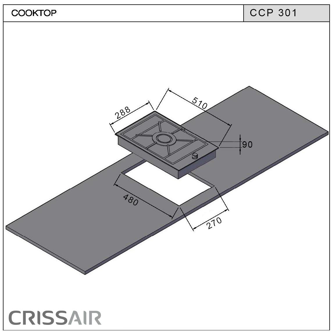 Cooktop a Gás CCP 301